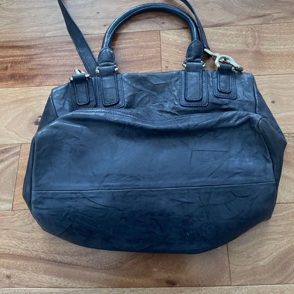 Givenchy Pandora Navy Blue Leather Bag Purse - Picture 6 of 7